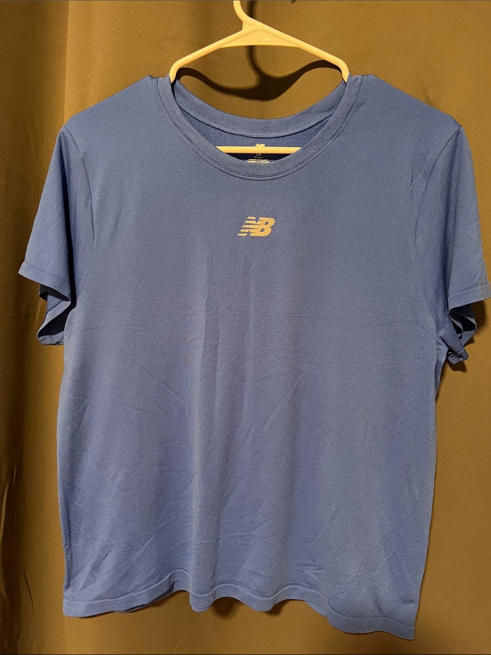New Balance women’s  Blue Crew Neck Performance Tee